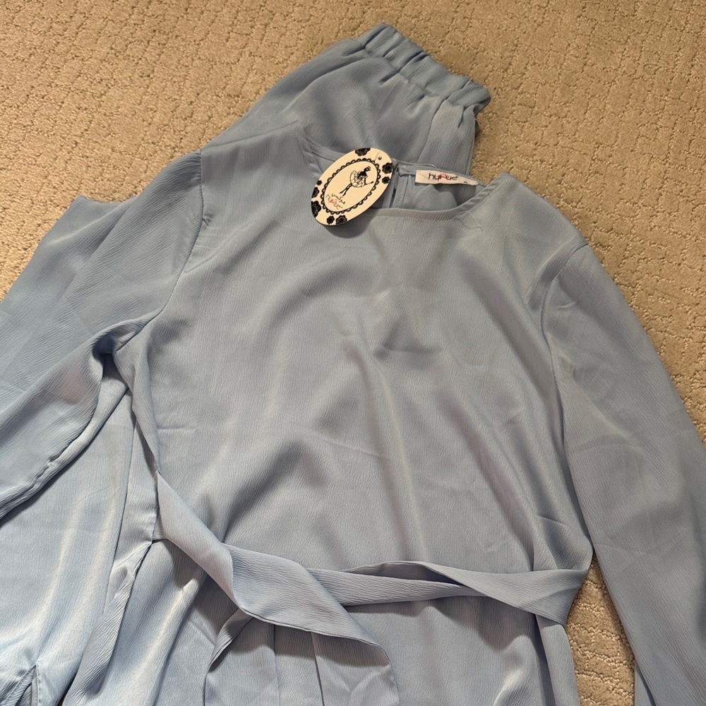 Light Blue CoOrd Set Hijab Friendly